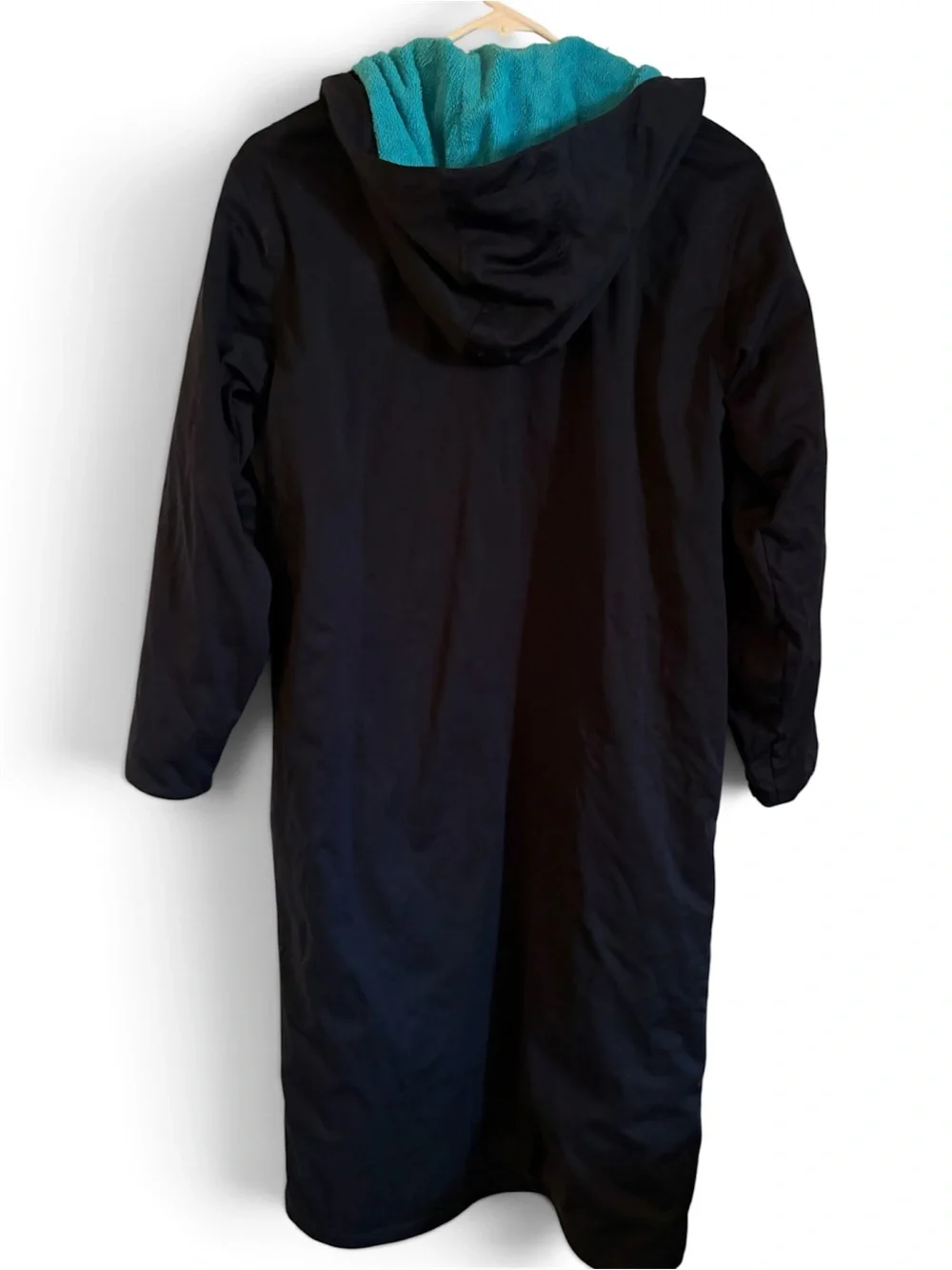 AquaDash Kids Swim Parka Size 14 – Navy/Turquoise